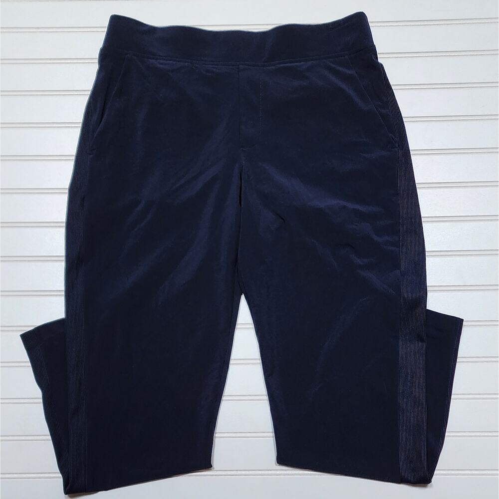 Athleta Brooklyn Mid Rise Ankle Pants Size 8 Navy